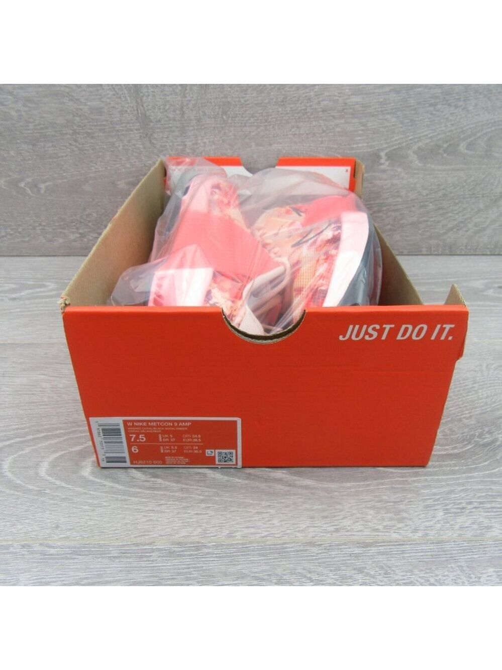 Nike Metcon 9 AMP Gym Training Shoes Womens Size 7.5 Coral Magic NEW - Picture 12 of 13